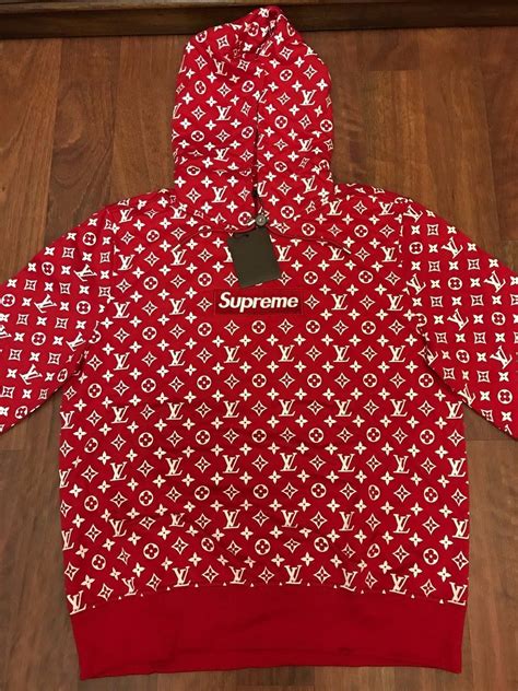 suprem lv hoodie|supreme sweatshirt.